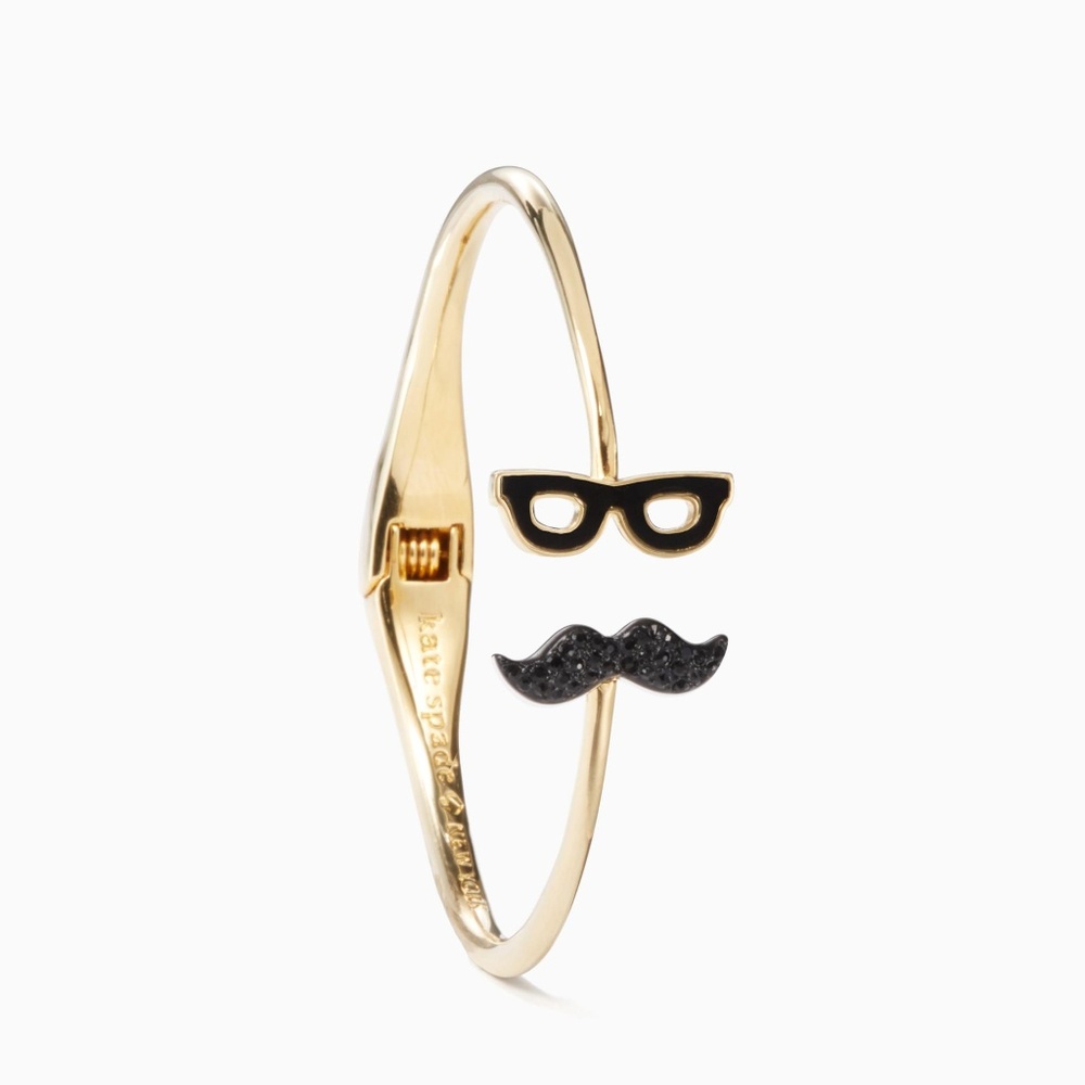 ๐HP๐ Kate Spade Dress The Part Mustache Bangle - Picture 2 of 4